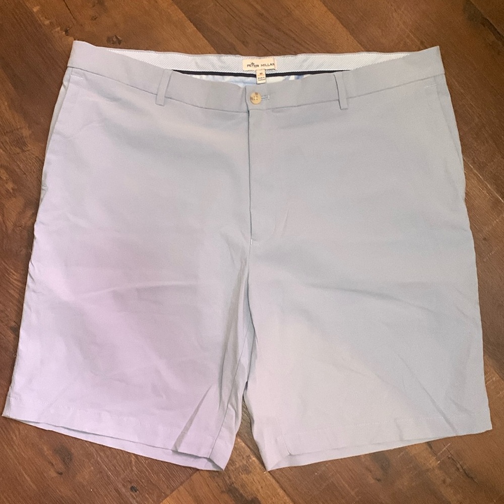 Peter Miller Light Pale Blue Shorts - Monogramed with Llanerch Country Club
